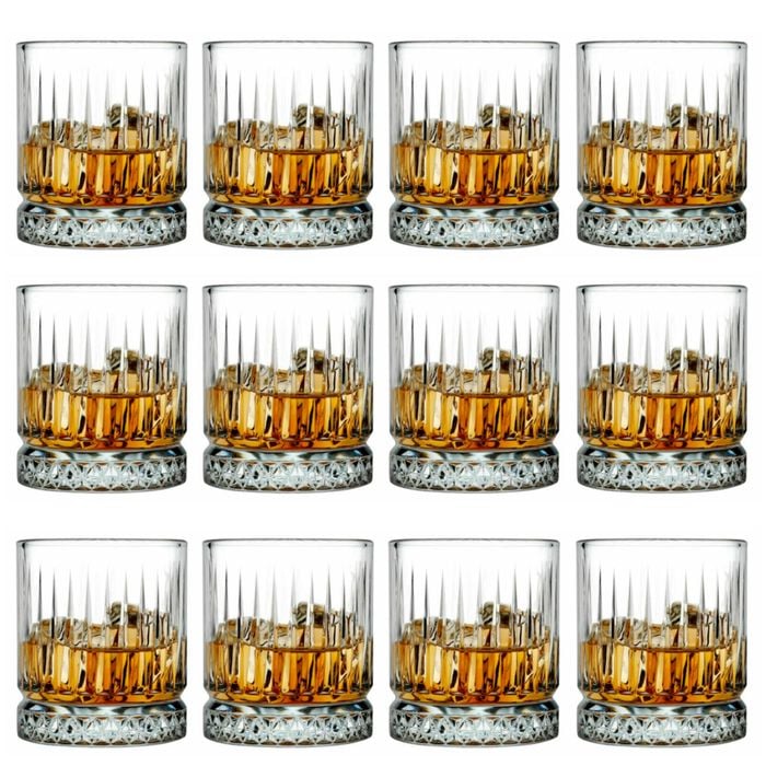 Pasabahce Elysia 355ml Whiskey Glass Tumbler | Set Of 12