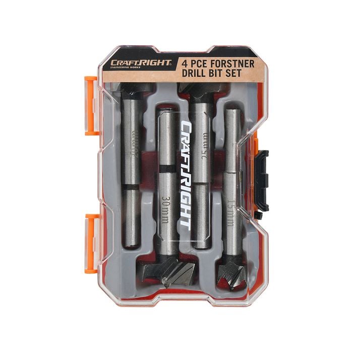 Craftright 4 Piece Forstner Drill Bit Set