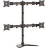 Startech.com Quad Monitor Stand, Crossbar, Steel, Monitors Up To 27" (17.6lb/8kg), Vesa Monitor