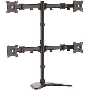 Startech.com Quad Monitor Stand, Crossbar, Steel, Monitors Up To 27" (17.6lb/8kg), Vesa Monitor