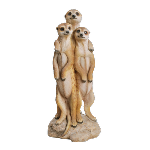 Northcote Pottery 21cm Meerkats Garden Statue
