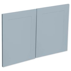 Kaboodle 800mm Danish Blue Alpine Farmhouse Sink Doors - 2 Pack