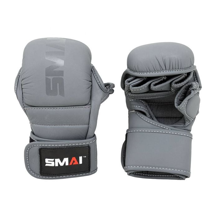 SMAI Elite85 MMA Hybrid Sparring Glove - Charcoal - S