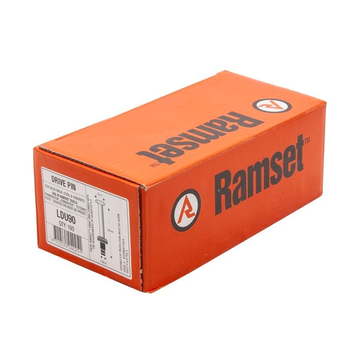 Ramset 3.8 x 90mm Nail Gun Drive Pins - 100 Pack