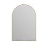 Attica 900 x 600mm Brushed Gold Framed Otti Arch Mirror