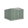 Absco Sheds 3.0 x 2.92 x 2.06m Pale Eucalypt Regent Double Door Garden Shed