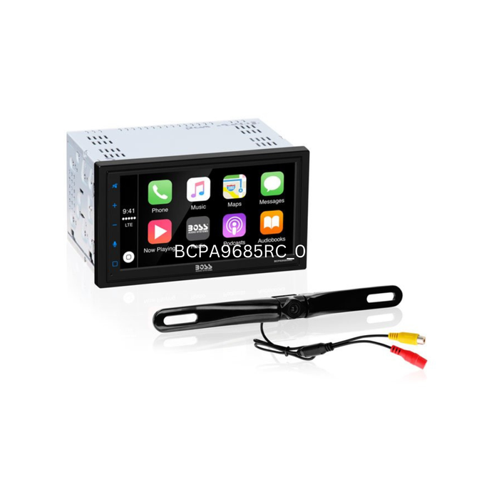 Boss Audio BCPA9685RC Mechless Apple CarPlay Android Auto w/ Camera