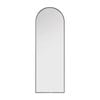 Astin Sinclair 1650 x 560mm Black Arched Full Length Mirror