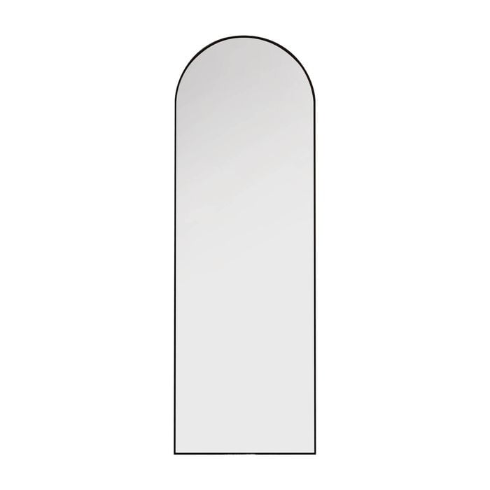 Astin Sinclair 1650 x 560mm Black Arched Full Length Mirror