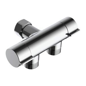EnduraSeal Chrome Double Outlet Cistern Cock