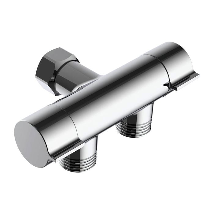 EnduraSeal Chrome Double Outlet Cistern Cock