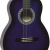 Valencia VC104PPS 100 Series 4/4 Nylon String Classical Acoustic Guitar - Purple Sunburst