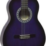 Valencia VC104PPS 100 Series 4/4 Nylon String Classical Acoustic Guitar - Purple Sunburst
