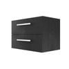 Stein 900 x 450 x 500mm Black Select Wall Hung Vanity To Suit Handle