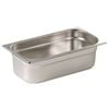 Vogue Gastronorm Tray Stainless Steel 1/3 Size 150mm Deep Commercial Kitchen Storage