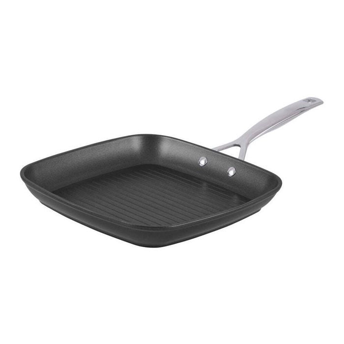 Pyrolux Ignite 28cm Aluminium Non-Stick Grill Pan Square Induction/Gas Black