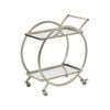 Amalfi Walter Drinks Trolley Silver 72x80cm