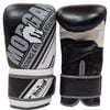 Morgan Aventus Leather Curved Bag Mitts [black/white X-large]
