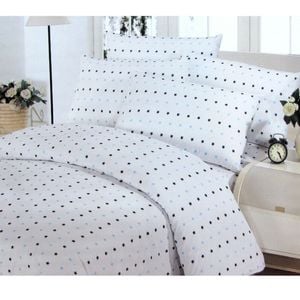 Luna Polyester Cotton Stars Quilt Cover Set Double