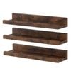 Levede Floating Shelves 3 Pack Wall Mounted Wood Display Rack