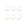 Yes4pets 6 X Small Bird Toys Hanging Swing 10x13cm