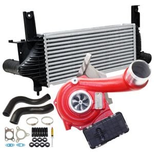 Gen1 High Flow Turbo Charger With 62mm Intercooler & Hoses For Nissan Navara D40 Yd25 2.5l 2010 Onwards