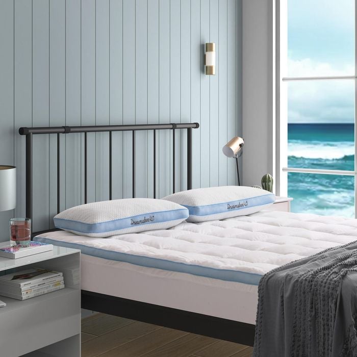 Dreamaker 800gsm Cool Breathe Memory Fibre Mattress Topper - Single Bed
