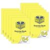 10x Spirax 70gsm 64 Pages A4 14mm Dotted Third No.107 Exercise Book/notebook