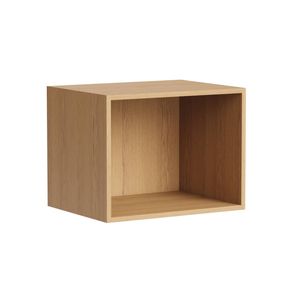 Kaboodle 460x500-600mm Oak Latte Customisable Microwave Open Shelf