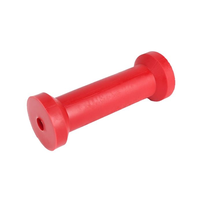 Sunrise Poly Soft Roller 8" Keel Roller 21mm Bore Red - Brps312