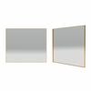 Forme 900mm Brushed Gold Rectangle Framed Mirror