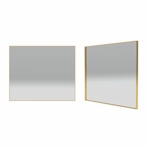 Forme 900mm Brushed Gold Rectangle Framed Mirror