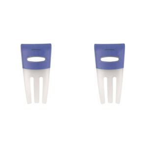 2PK Dexas 26.5cm Silicone Salad Hands Fruit/Vegetable Mixer - Blue