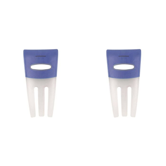 2PK Dexas 26.5cm Silicone Salad Hands Fruit/Vegetable Mixer - Blue
