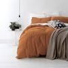 Park Avenue Vintage Washed Cotton Auburn Quilt Cover Set