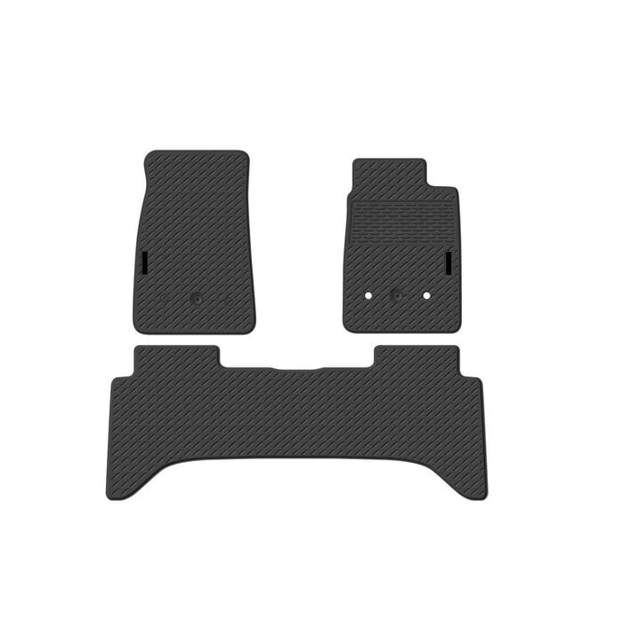 For Holden Colorado Dual 2012-2020 Custom Car Floor Mats Rubber Black