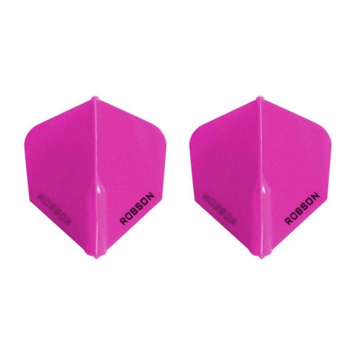 2x 3pc Robson Plus Dart Flights Standard Accessory Set - Pink