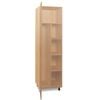 Flatpax Utility 600mm Woodgrain 1 Door Broom Cupboard