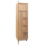 Flatpax Utility 600mm Woodgrain 1 Door Broom Cupboard