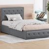 ALFORDSON Bed Frame Gas Lift Storage King Single