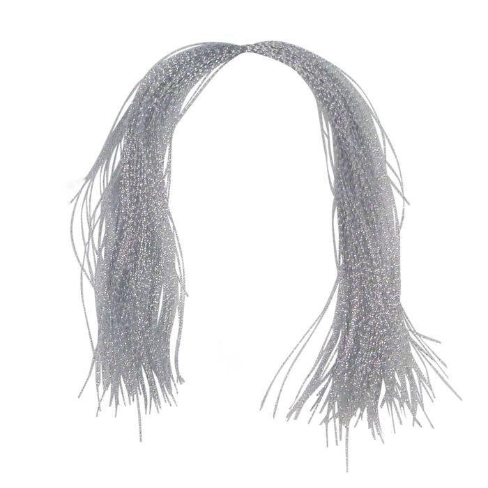 Artizan Krystal Flash Strands, Silver, Qty 3 Bundles