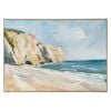 Urban Style Brushmarks Embellished Canvas Painted Shore