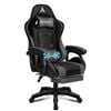 ALFORDSON Massage Gaming Chair Black Grey