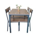 YES4HOMES 5 Piece Kitchen Dining Room Table and Chairs Set Furniture