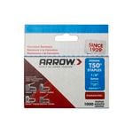 Arrow 6mm 1/4" Stainless Steel Staples - 1000 Pack