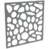ProtectorAl 300 - 1200 x 300 - 1200mm Monument Riverstone Unframed Solid Aluminium Decorative Panel