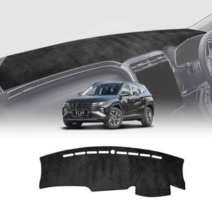 Dash Mat Pad Cover for Hyundai Tucson Elite 2021-2024 Non-Slip Microfiber Leather