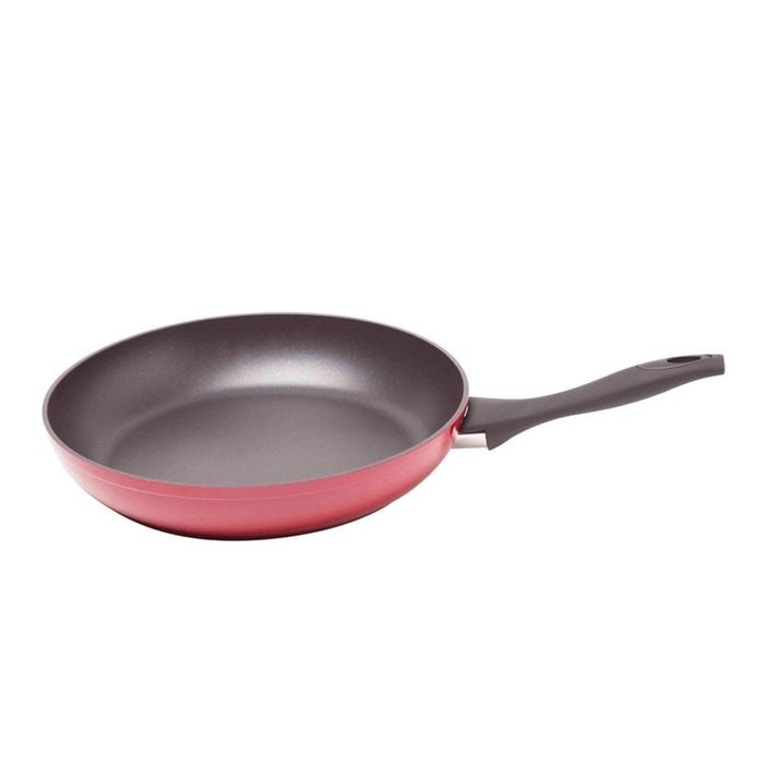 Flame Forged Aluminium Non-stick Frypan Black & 30cm Red Baccarat
