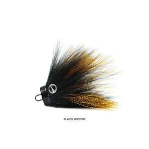 VMC Rapala Mustache 40g (Size L) Fishing Jig Head With Bucktail Rig Black Widow