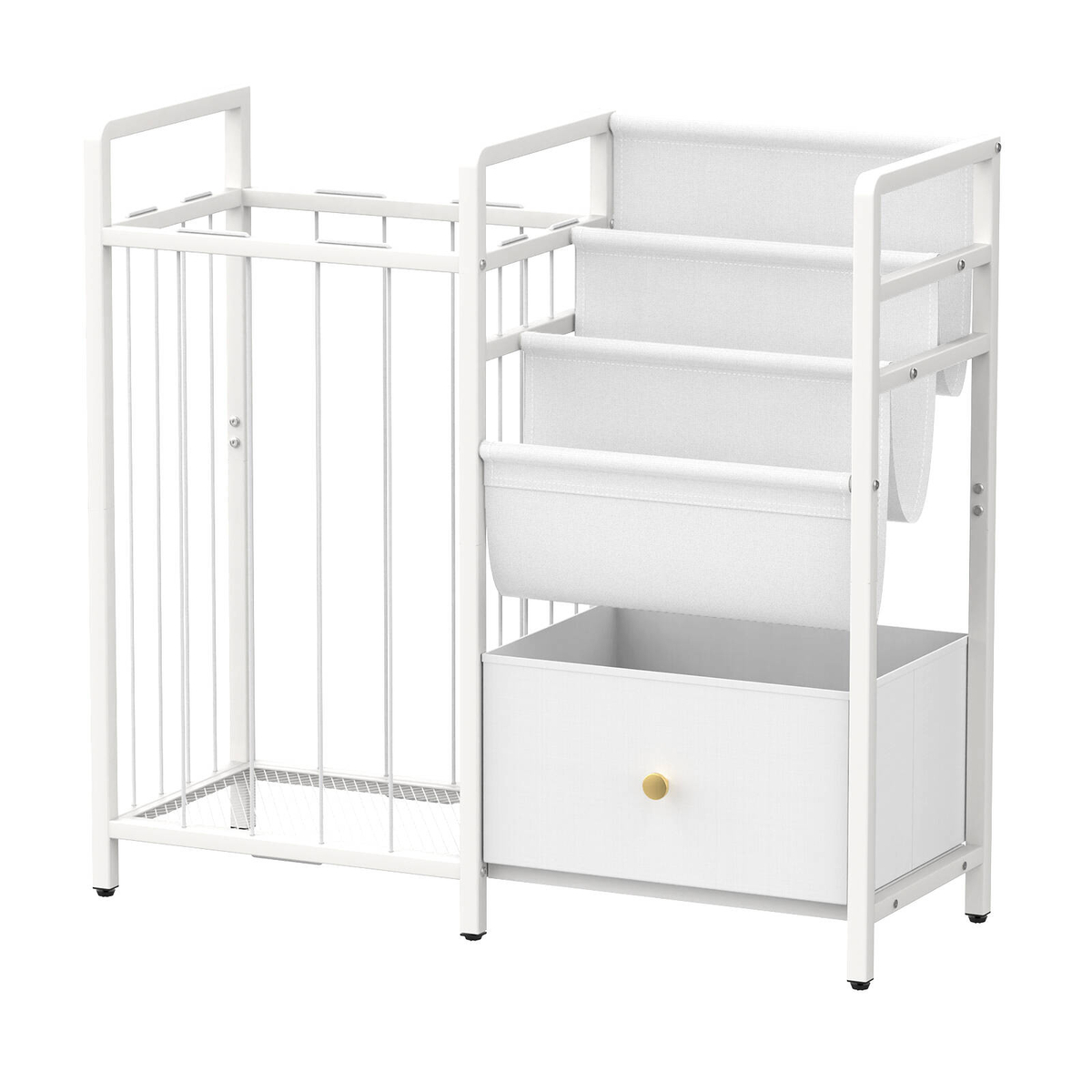 Ufurniture 2-in-1 Kids Storage Organizer Reversible 3-Tier Children ...